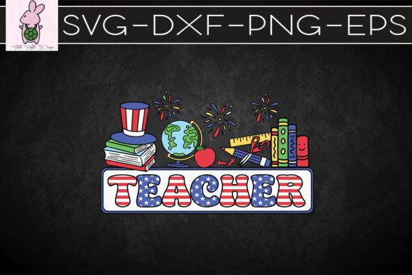 American Teacher Freedom American SVG