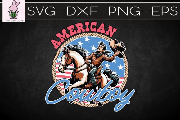 Cowboy Make America Again Retro SVG