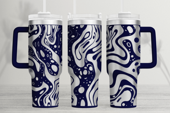 Groovy Patter 40oz Laser Tumbler Wrap