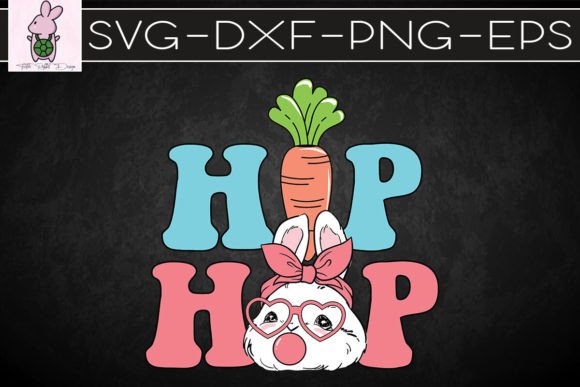 Hiphop Cute Bunny Easter SVG