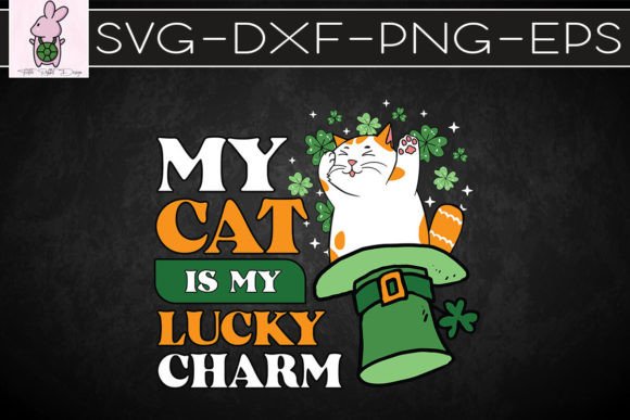 Lucky Charm Cat SVG