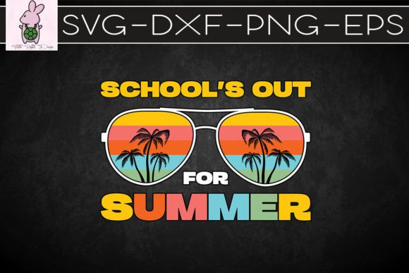 Retro Schools Out for Summer SVG