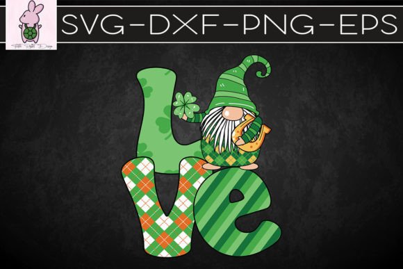 St Patricks Day Gnome SVG