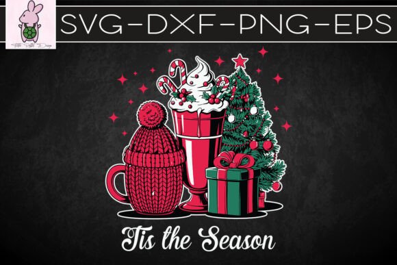 Tis the Season Christmas Coffee SVG